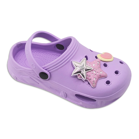 Kid's EVA Clog Shoes Cute Clogs Shoes for Boys And Girls Non-Slip Outdoor Shoes with Star Decoration