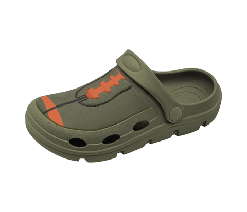 Children's EVA Shoes Solid Color Waterproof Baseball Decoration Slippers