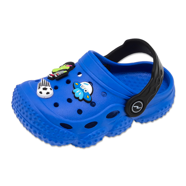 Children's EVA Slippers Bottom of Tire Shoes with Cartoon Crocodile Decoration