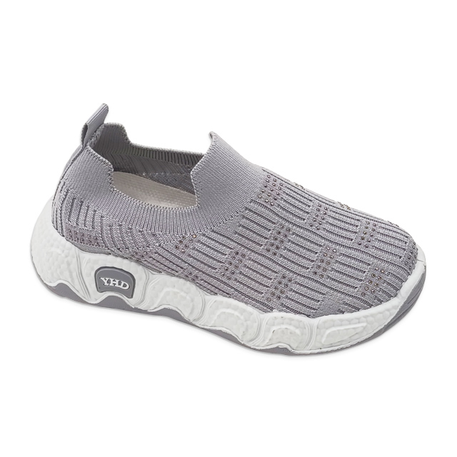 Kid's Injection Shoes Flying Knitted Sports Shoes Outdoor Mesh Casual Running Shoes Thick Soled for Boys And Girls