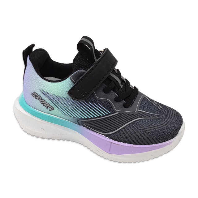 Children Casual Sneakers Unisex Mesh Gradient Colored Running Shoes