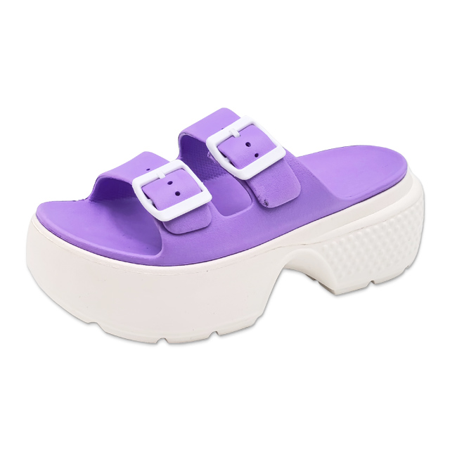 EVA Fashion Sandals Double Buckle Soft Cloud Ladies Shoes Sandalias Platform Sandals