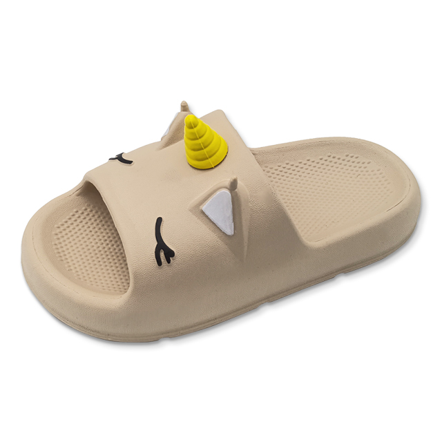 Summer EVA Slippers Indoor Flat Bottom Sandals for Kids EVA Non-slip Beach Sandals Home Slippers