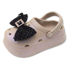 Children‘s EVA Shoes Thick Bottom Outdoor Summer Soft Beach Shoes for Girls Children Sandals with A Large Bowknot