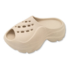 EVA Soft Sole Women's Shoes Outdoor Beach Shoes Girl's Slippers Colorful Solid Color with Thick Bottom 