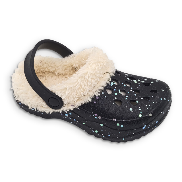 Women’s EVA Shoes Garden Shoes with Circular Glitter for Women And Girls Outdoor Suitable Winte