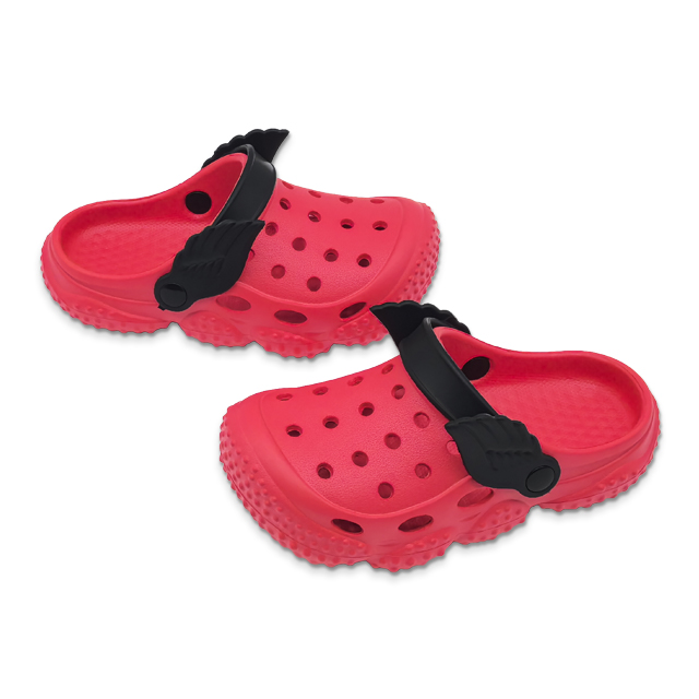 Kid's EVA Fashion Sandal Cute Beach Garden Shoes Solid Color Little Devil Wings Garden Shoes