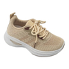 Kid's Injection Shoes Knitted Outdoor Mesh Sports Soft Sole Running Shoes for Boy And Girls Casual Two-tone Thick Soled Shoes