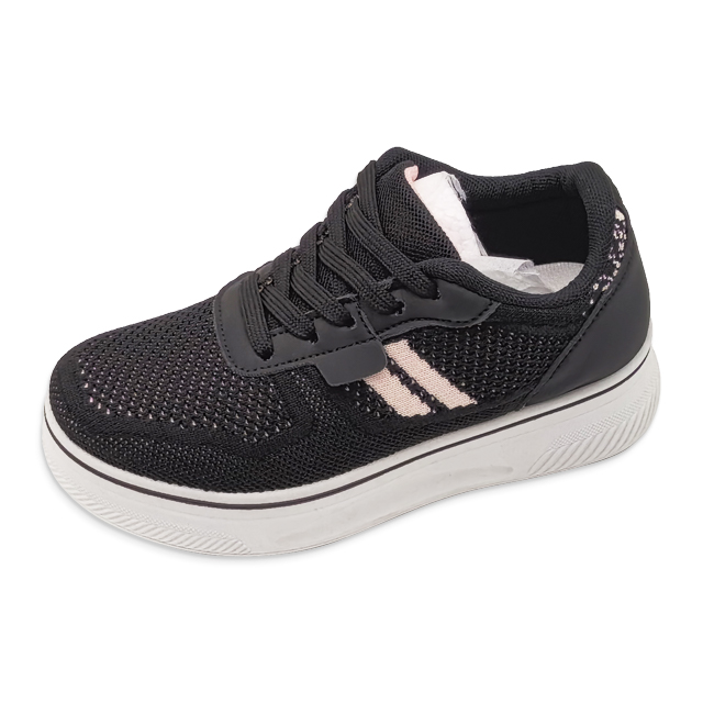 Kids Injection Shoes Knitted Outdoor Breathable Shoes Casual Sports Thick Soled Shoes