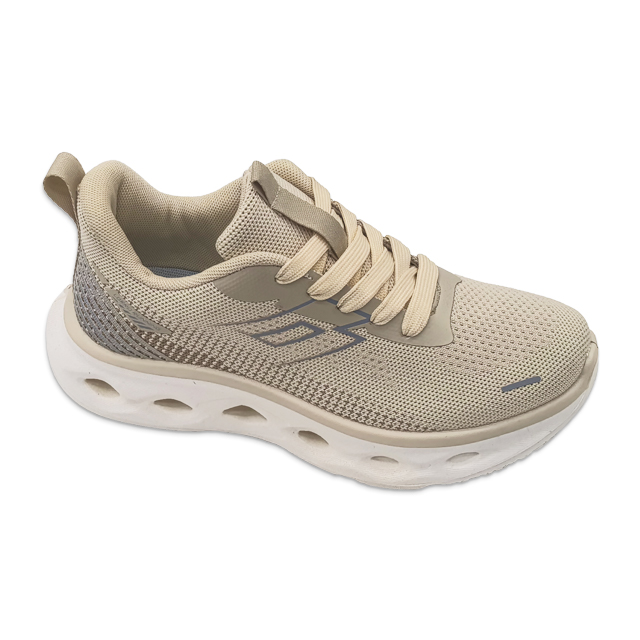 Women's Fashion Injection Shoes Knitted Mixed Color Casual Sports Thick Soled Shoes