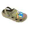 Children's EVA Shoes Solid Color Waterproof Cartoon Car Decoration Slippers