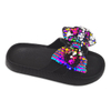 Kids EVA Slippers Cute Shining Bowknot Accessories Slippers Solid Color Home Classic For Girls