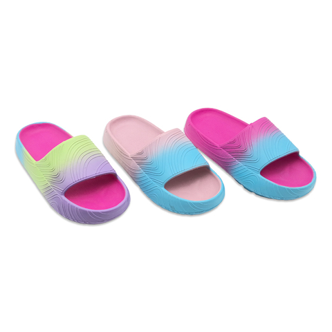 Women's EVA Slippers Slippers Tri And Two Color Gradient Home Classic For Girls