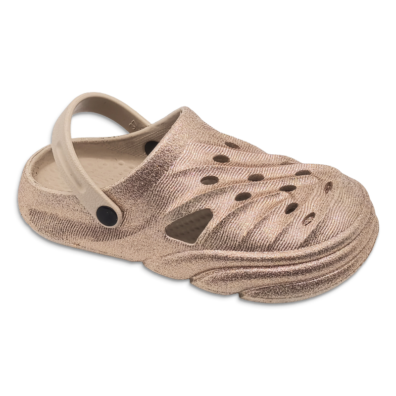 EVA Shoes for Women Outdoor Indoor Fashion Non-slip Thick Sole Cute Summer Gradient Color Slippers With Glitter
