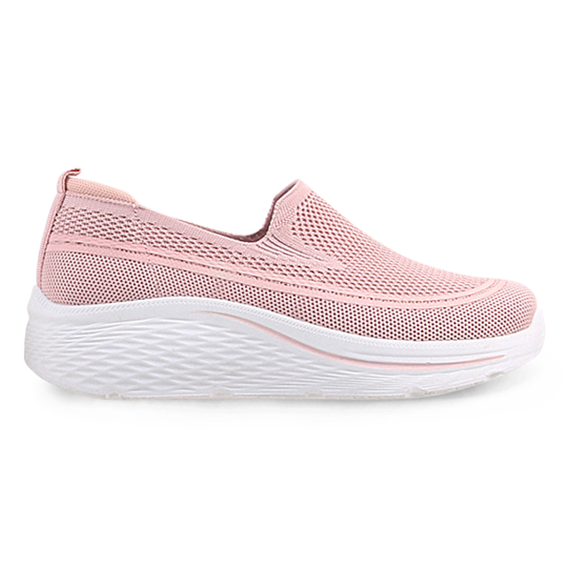 Women’s Injection Shoes Fashionable Sneakers Leisure Flat Solid Color Casual Shoes