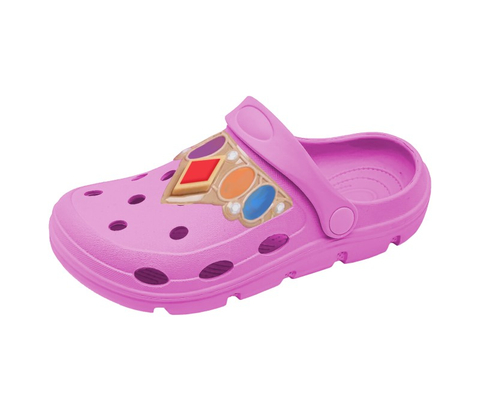 Children's EVA Shoes Solid Color Waterproof Girls Slippers