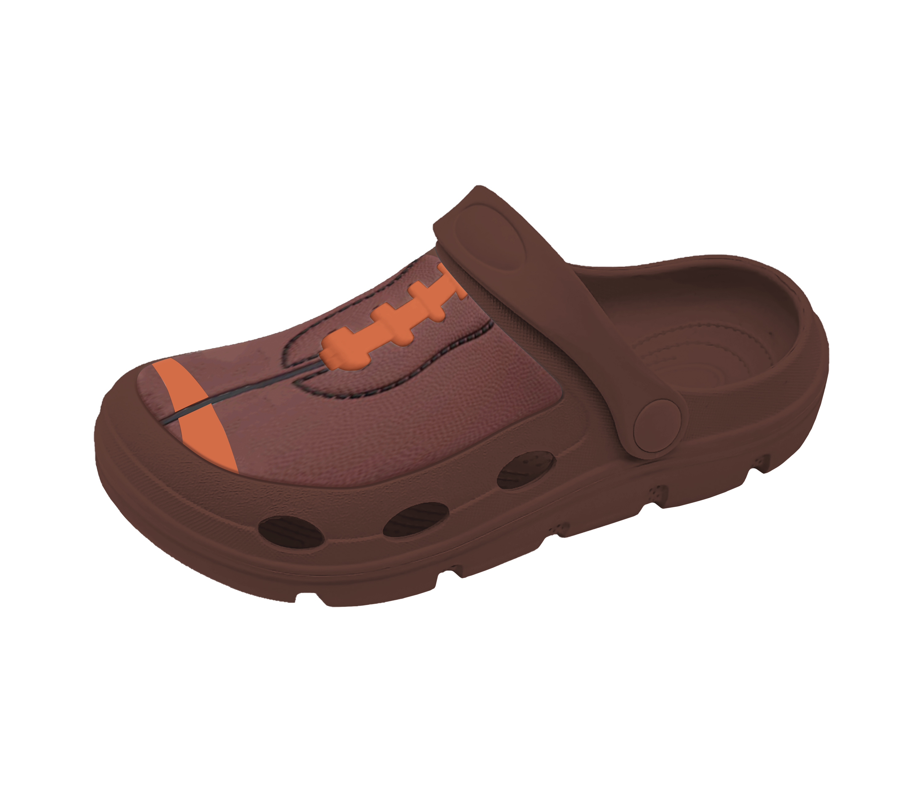 Children's EVA Shoes Solid Color Waterproof Baseball Decoration Slippers