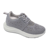 Women's Injection Shoes Flying Knitted Sneakers Breathable Mesh Casual