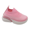 Kid's Injection Shoes Flying Knitted Walking Shoes Solid Color Mesh Casual