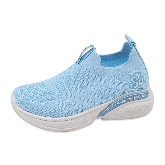 Kid's Injection Shoes Flying Knitted Mesh Casual Shoes