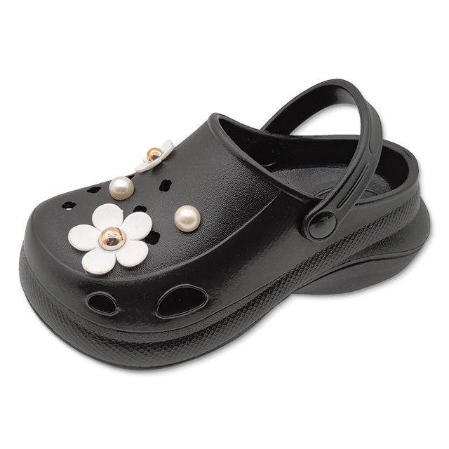 EVA Summer Garden Shoes With Pearls Trend Girl Cute Children Clogs For Girls 