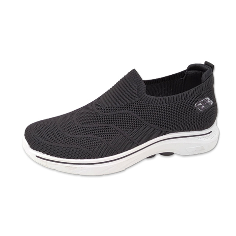 Men's Injection Shoes Fly Woven Non-slip Casual Thick Soled Walking Shoes