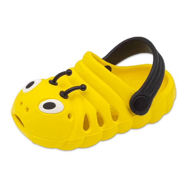 Kid's Funny Slippers Cute Caterpillar Solid Color Slippers