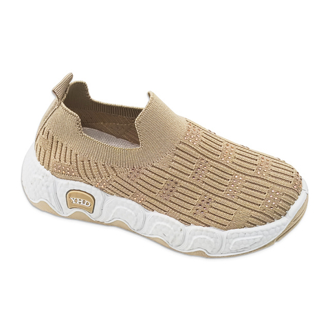 Kid's Injection Shoes Flying Knitted Sports Shoes Outdoor Mesh Casual Running Shoes Thick Soled for Boys And Girls