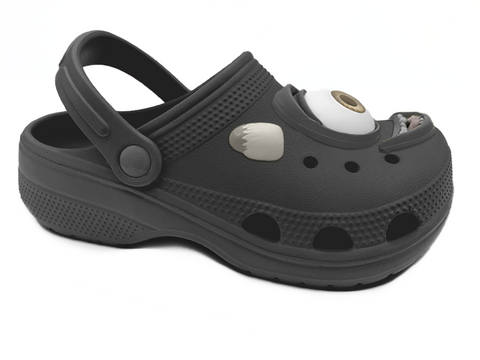 Children's EVA Shoes Multi Color Waterproof Fun Eyeball Decoration Clogs