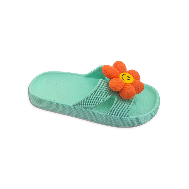 Kids EVA Slippers Cute Sunflower Accessories Slippers Non-Slip Solid Color for Home