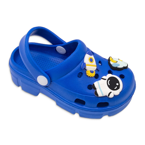 Kid’s EVA Shoes Fashion Cute Garden Shoes Baby Boys Outdoor Sandals Slippers With Shoe Upper Decoration
