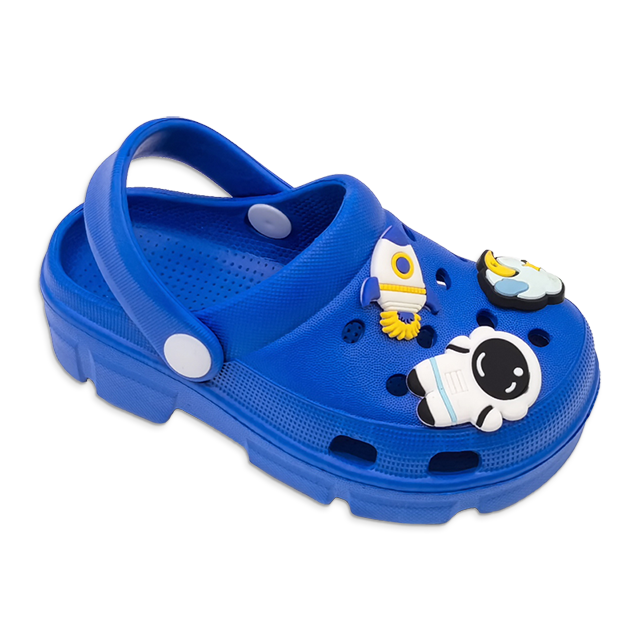 Kid’s EVA Shoes Fashion Cute Garden Shoes Baby Boys Outdoor Sandals Slippers With Shoe Upper Decoration