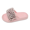 Children's EVA Shoes Solid Color Sole Waterproof Colorful Pearl And Bead Decoration Slippers