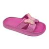 Children's EVA Shoes Solid Color with Glitter Waterproof Colorful Butterfly with Star Glitter Decoration Slippers