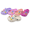 Kid's EVA Sandal Beach Garden Shoes with Super Cute Decorations Solid Color Garden Shoes for Girls