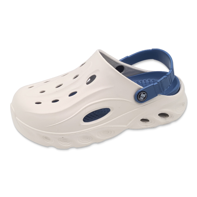 Men's EVA Beach Sandals Outdoor Shoes with Platform Style soft-soled Summer Two-tone Garden Shoes