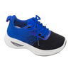 Kid's Injection Shoes Knitted Outdoor Mesh Sports Soft Sole Running Shoes Pixel Style Casual Two-tone Thick Soled Shoes