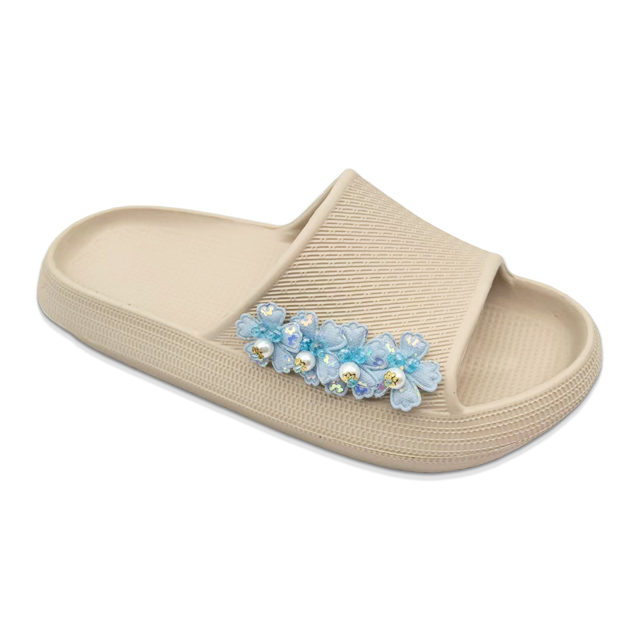 Women's EVA Slippers Indoor Sandal Summer Solid Color Slippers with Thick Soft Bottom