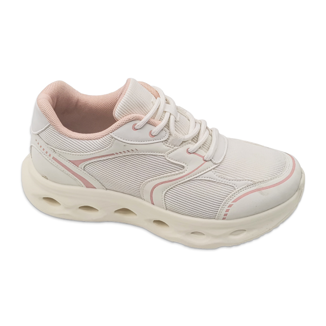 Women's Injection Shoes Fitness Running Shoes Sports Thick Soled Knitted Two-tone Sneakers