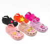 EVA Summer Sandals Women's Clogs Heart Shoe Hole Girls Cute Garden Shoes Outdoor Shoelaces with Small Wings