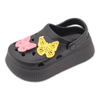 EVA Casual Shoes for Kids Lightweight Thick Bottomed Summer Beach Sandals With Butterfly Decoration