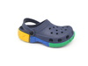 Children's EVA Solid Color-Block Waterproof Clog Slippers