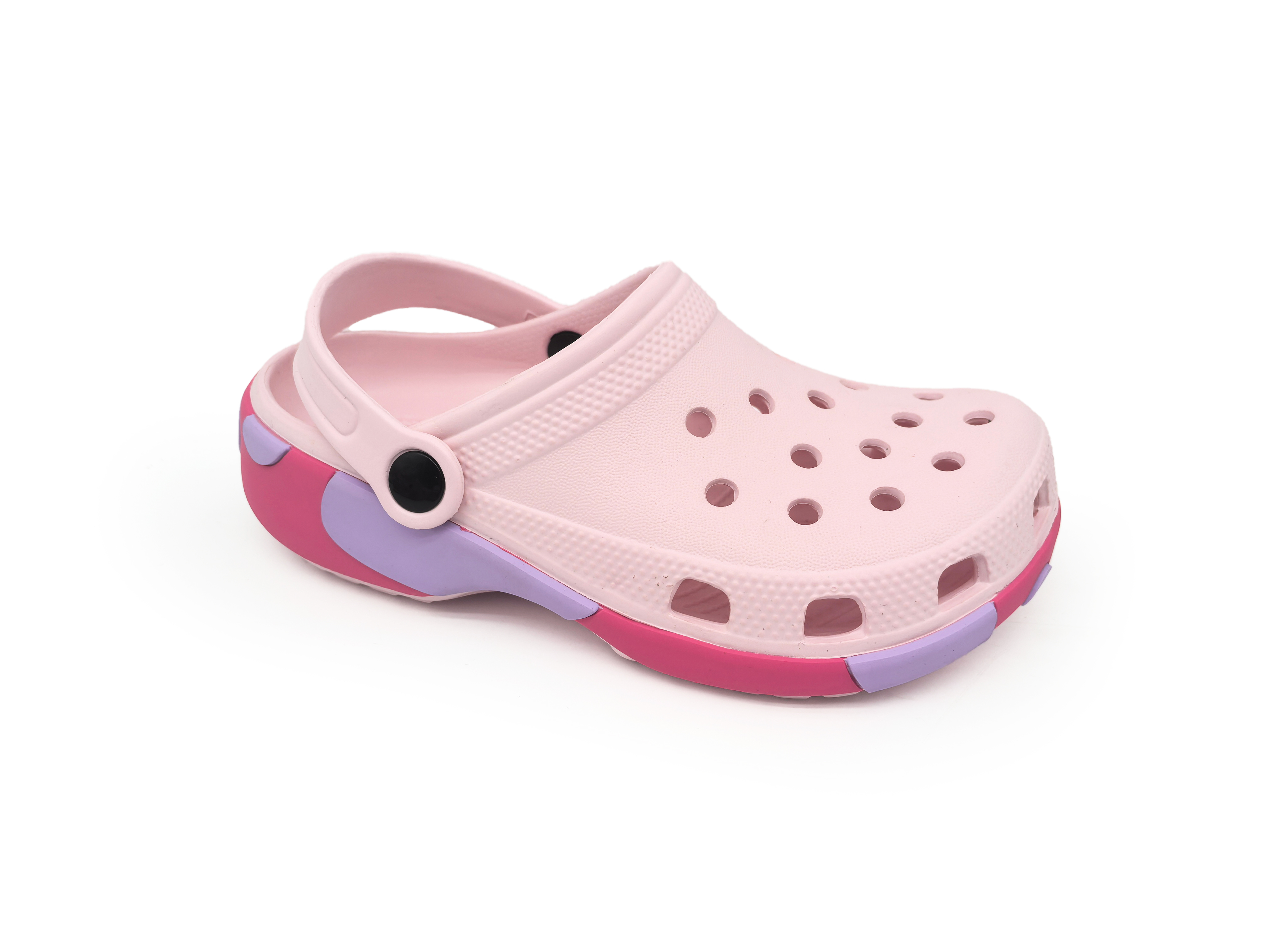 Children's EVA Solid & Color-Block Waterproof Clog Slippers